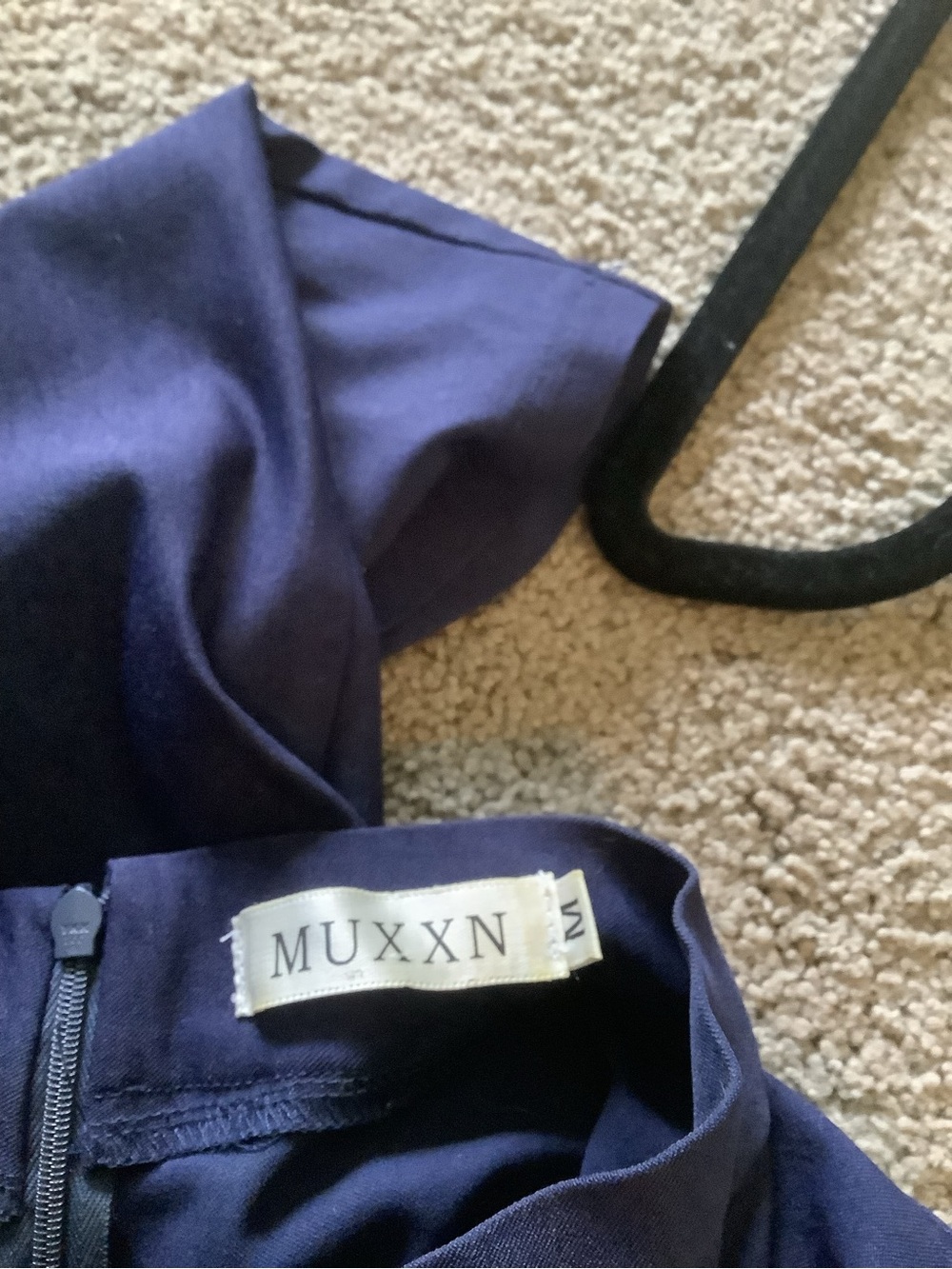 MUXXN Women's 1950s Vintage Tie Neck Formal Cocktail Dress with Pockets, M - Picture 5 of 5